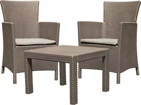 Комплект мебели Розарио балкон (Rosario balcony set) капучино