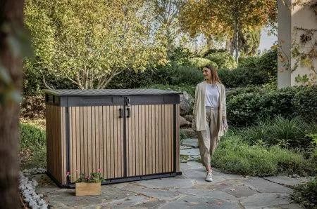 Уличный шкаф Horizontal Shed 2020 л. коричневый