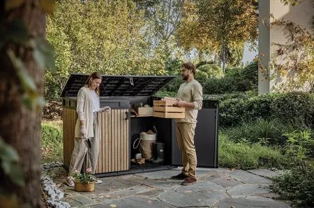 Уличный шкаф Horizontal Shed 2020 л. коричневый