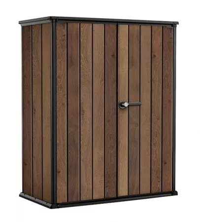 Шкаф Vertical Shed 1400 L  тёмно-коричневый