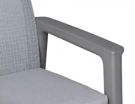 Комплект мебели Сканди (Scandi Linea 2 Seater Set) пепельно серый