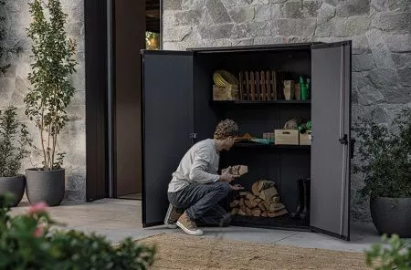 Шкаф Vertical Shed 1400 L светло-коричневый
