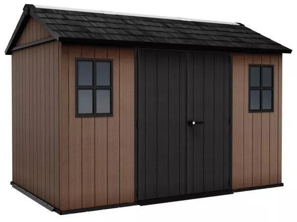 Сарай "Ньютон Плюс 11х7,5" (размеры 350 х 230 (wide) или 230 х 350 см), коричневый