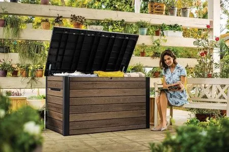 Сундук Деко 870л (Deco deck 630 L Ashwood) светло-коричневый
