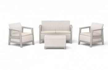 Комплект мебели Сканди (Scandi Linea 2 Seater Set) светло бежевый