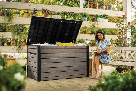 Сундук Деко 870л (Deco deck 870 L Ashwood) светло-коричневый