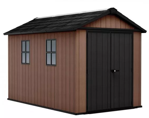 Сарай "Ньютон Плюс 11х7,5" (размеры 350 х 230 (wide) или 230 х 350 см), коричневый