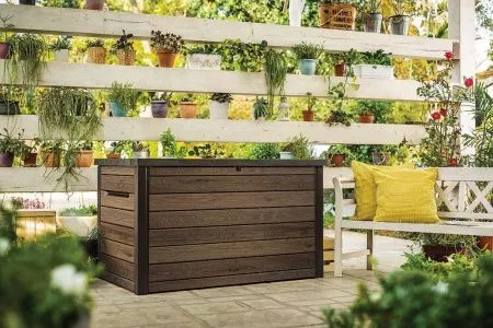 Сундук Деко 870л (Deco deck 630 L Ashwood) светло-коричневый