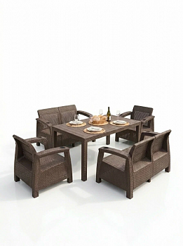 Комплект мебели Wiilla Fiesta set коричневый